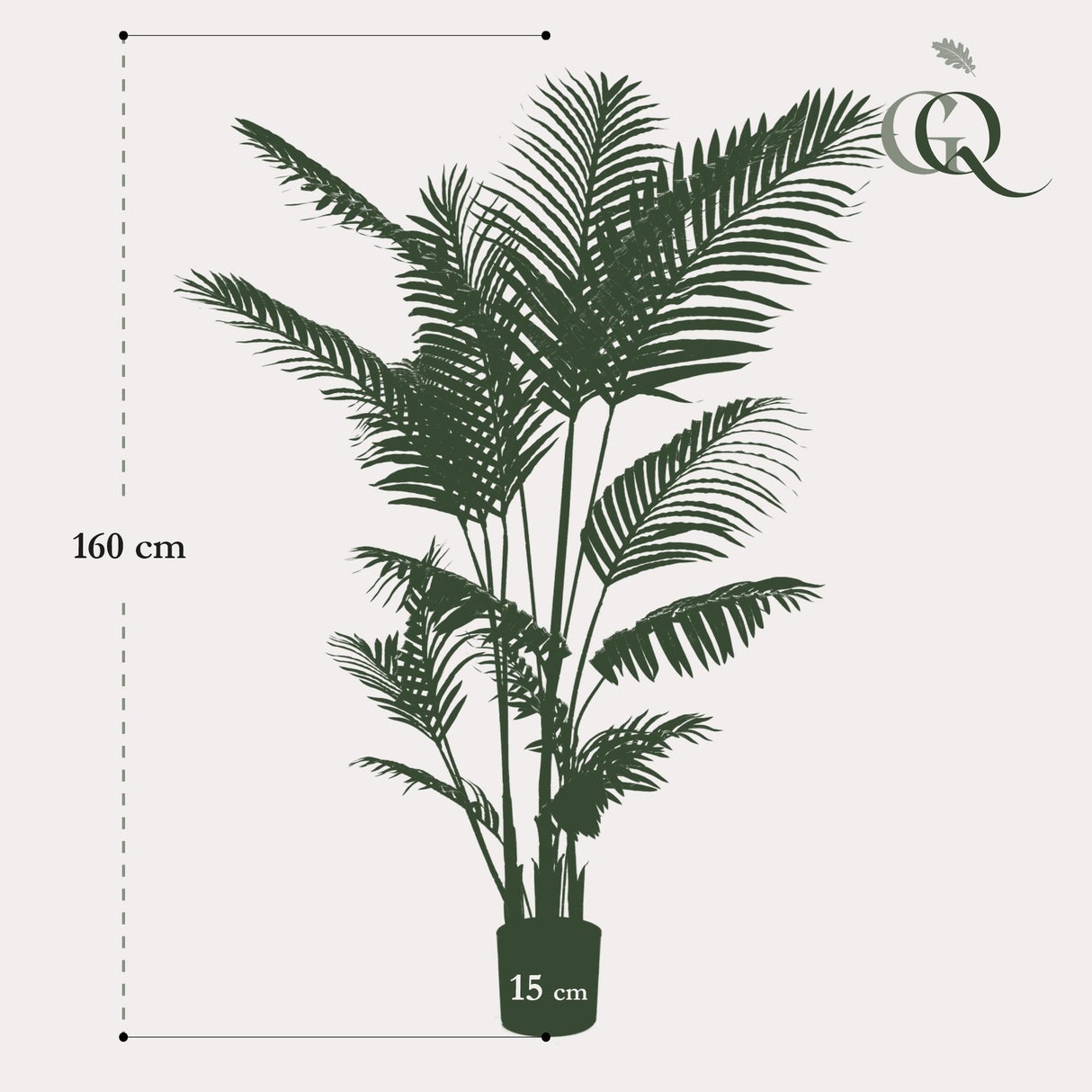 Kunstplant - Howea Forsteriana - 160 cm