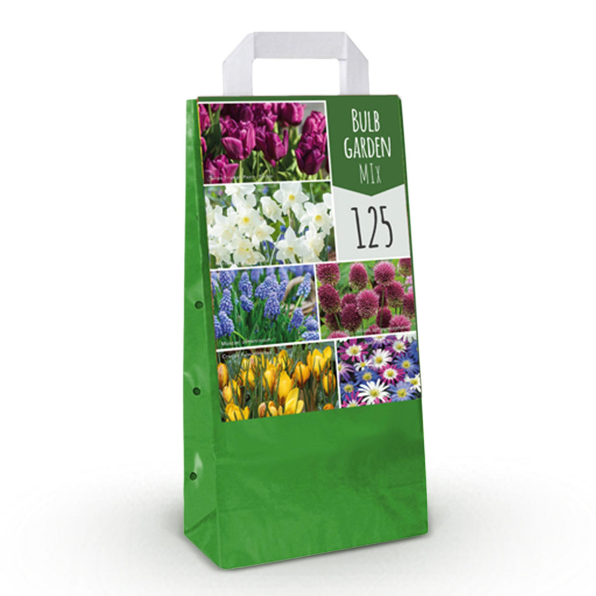 Green boutiQ - Bloembollen - Bulb Garden mix - Diversen soorten en kleuren - 125 stuks - Gift Verpakking
