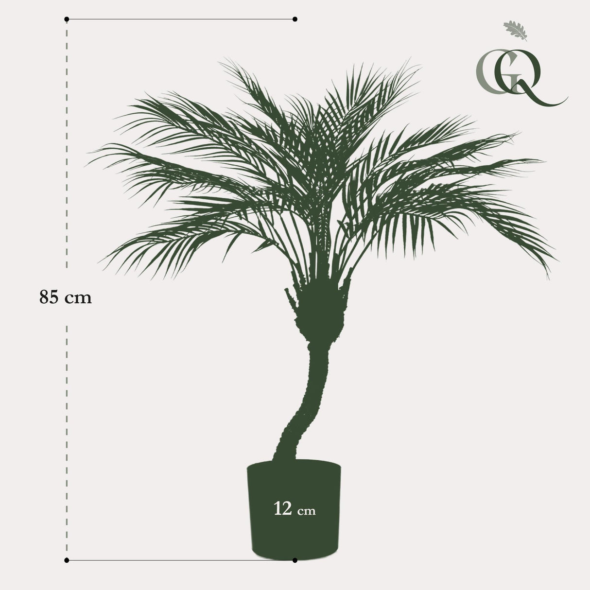 Kunstpflanze - Chamaedorea - Bergpalme - 85 cm