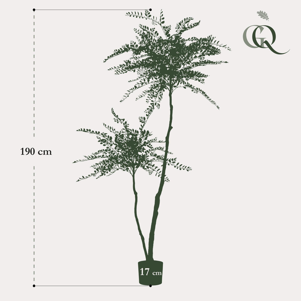 kunstplant - Sophora tree - Honingboom - 190cm