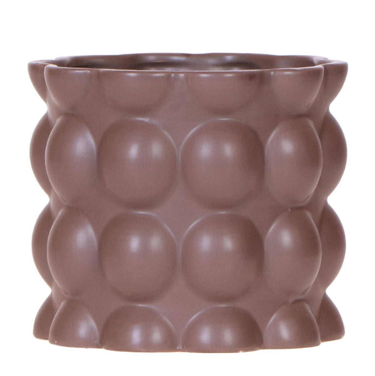 Kolibri Home | Pot décoratif en coton - Marron - Ø12cm