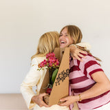 Kolibri Orchids | Gele Phalaenopsis Orchidee - Blossom Lima in Retro Sierpot Geel met Giftbox - Ø9 cm