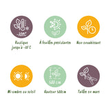 Green boutiQ - Haagplanten - Thuja occidentalis Smaragd - blad groen - 6 planten - 1 strekkende meter - groenblijvend - pot 17cm hoogte 60cm