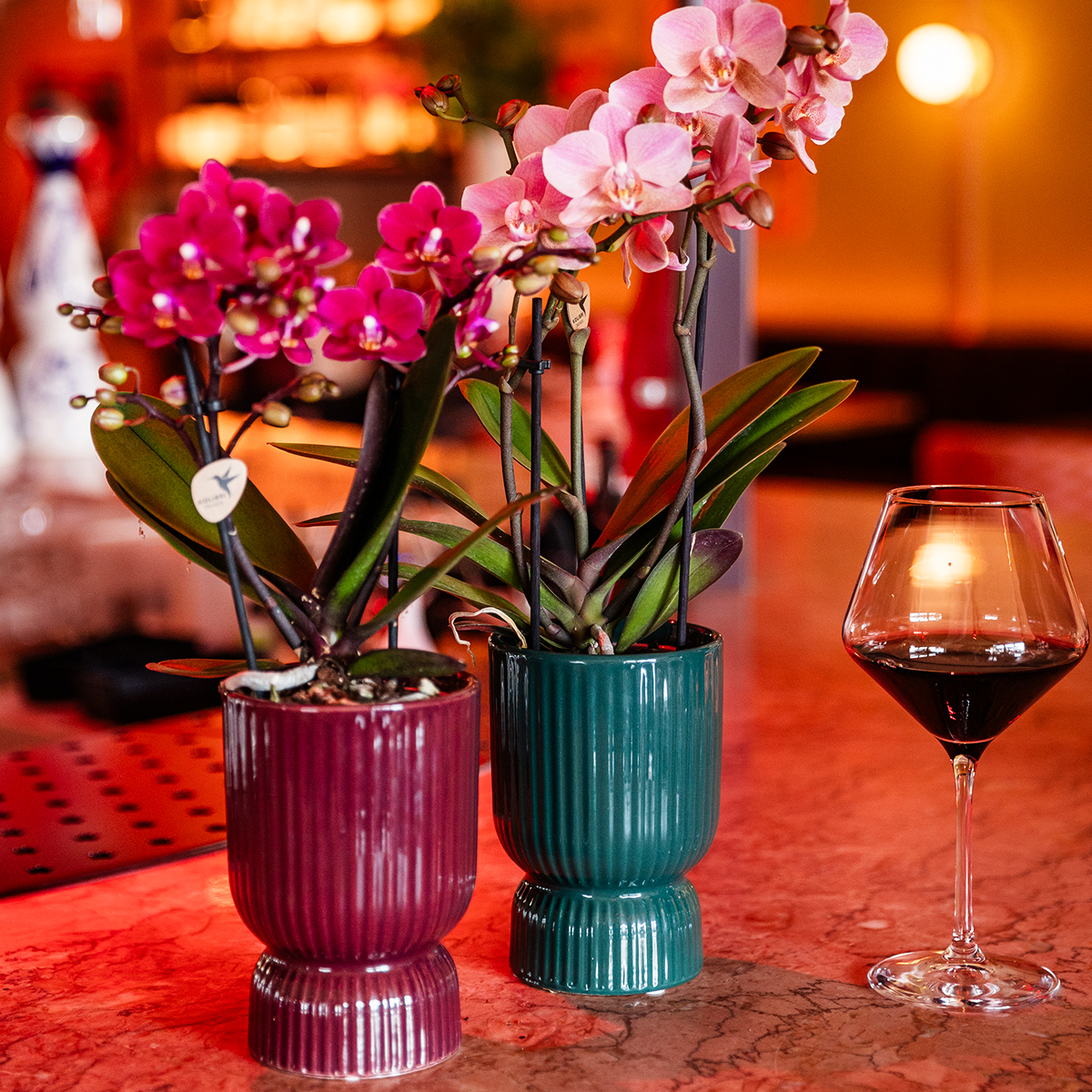 Kolibri Home | Pot décoratif Diabolo | Ø9cm - Vert
