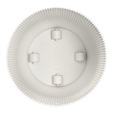 Pot elho Vibes Fold Round wit - including wheels - D35 x H33