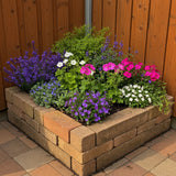 Borderpakket - Bodembedekkend - 8 Vaste planten - 1 m2 - Diversen kleuren - Weinig Onderhoud - Pot 11cm