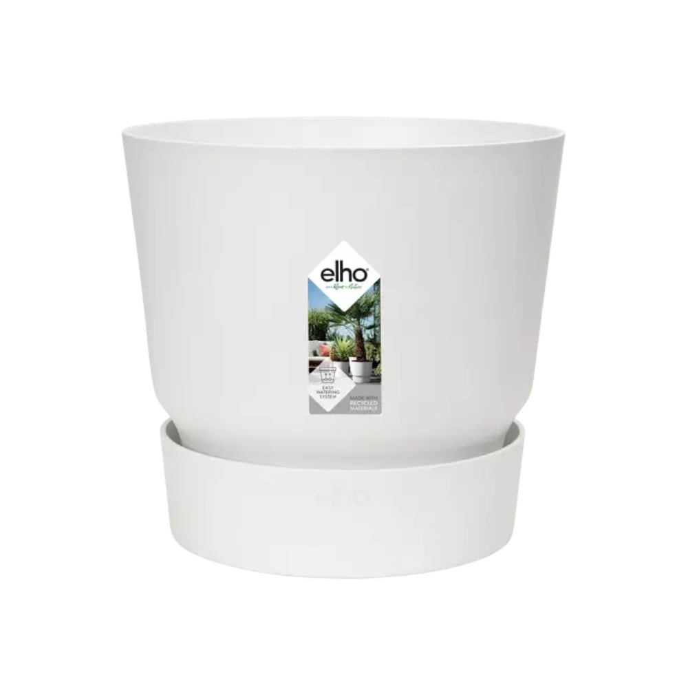 Elho greenville rond blanc - D30cm