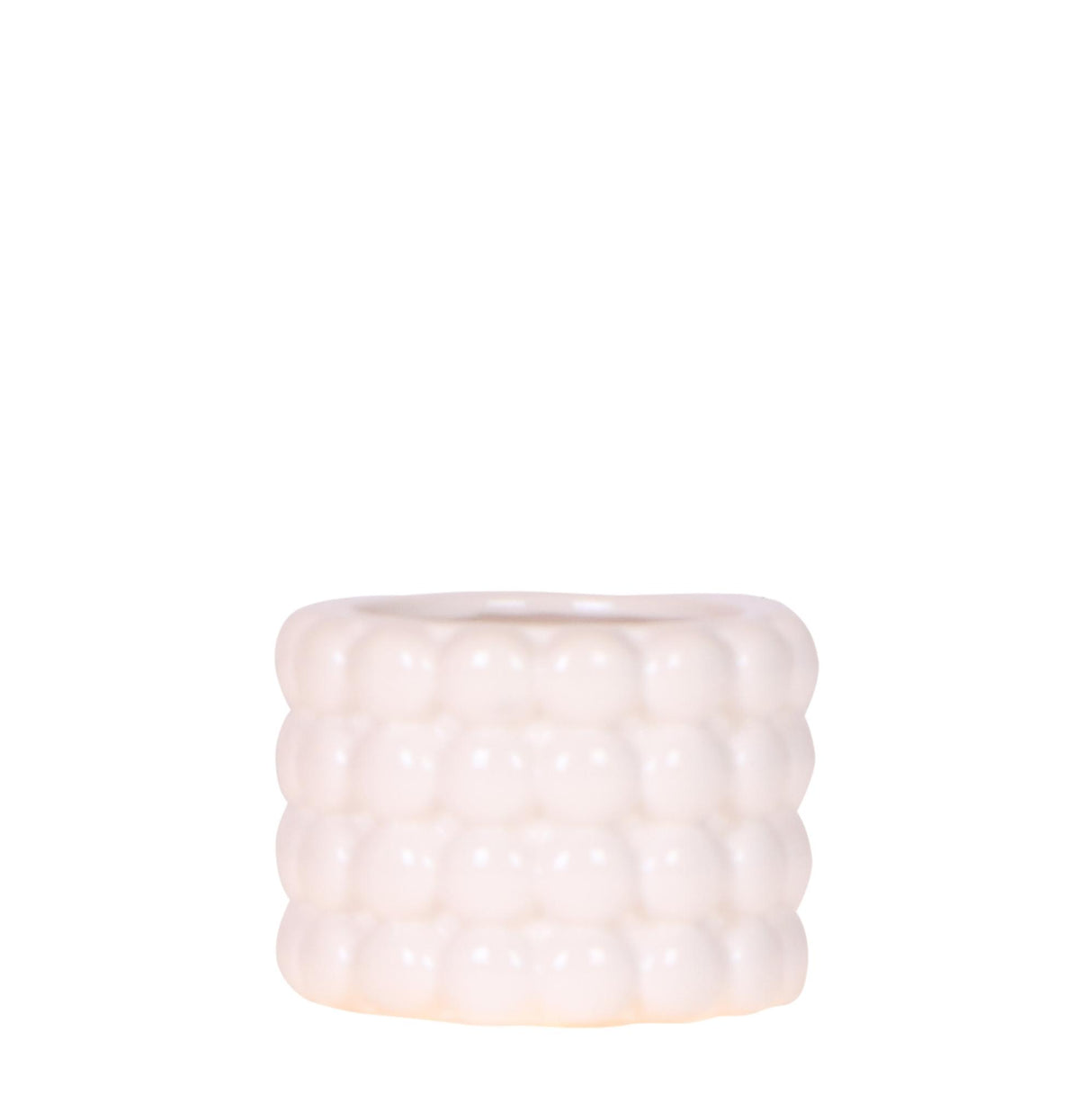 Kolibri Home | Pot décoratif Poppy - Blanc - Ø6cm