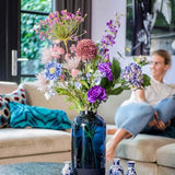 Kunstbloemen boeket - Pastel - 70 - 90 cm