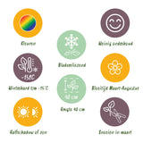 Borderpakket - Bodembedekkend - 8 Vaste planten - 1 m2 - Diversen kleuren - Weinig Onderhoud - Pot 11cm