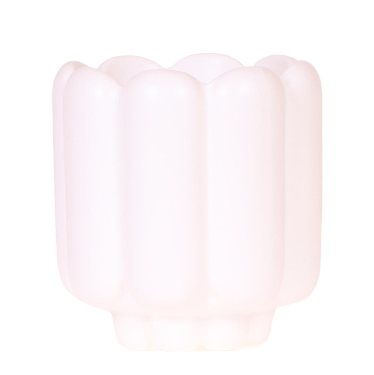 Kolibri Home | Retro Zierpot - Weiß - Ø9cm