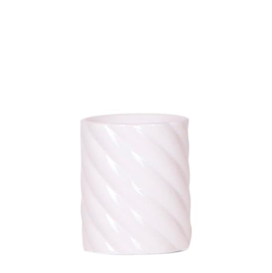 Candy sierpot - Hoog - Wit - Ø6cm