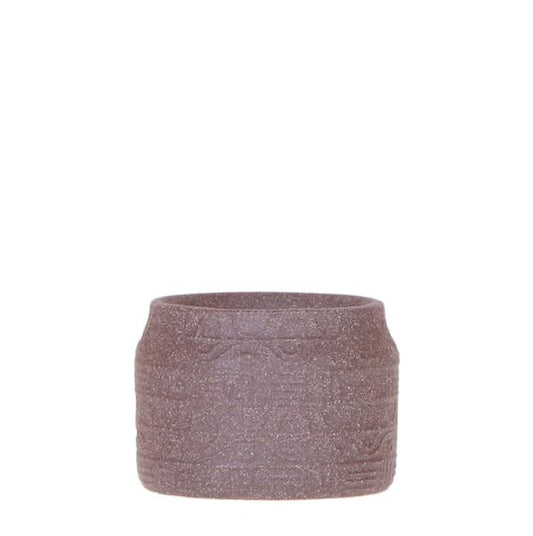 Hyroglyph sierpot - Bruin - Ø6cm