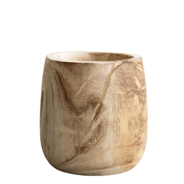 Pot - Bois brun clair - Pot Pia - M - H25 L23