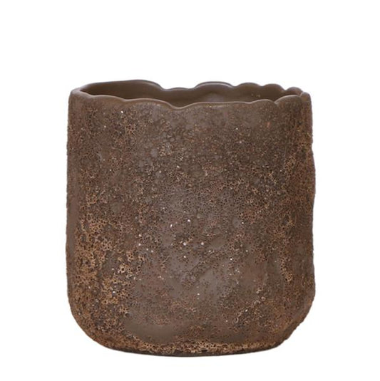 Moon sierpot  - Bruin - Ø9cm