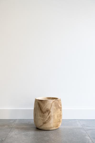Pot - Bois brun clair - Pot Pia - M - H25 L23